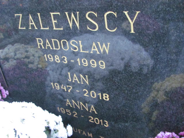 Anna ZALEWSKA 1952 Ełk - Grobonet - Wyszukiwarka osób pochowanych