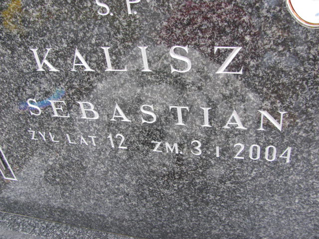 Sebastian KALISZ 1992 Ełk - Grobonet - Wyszukiwarka osób pochowanych