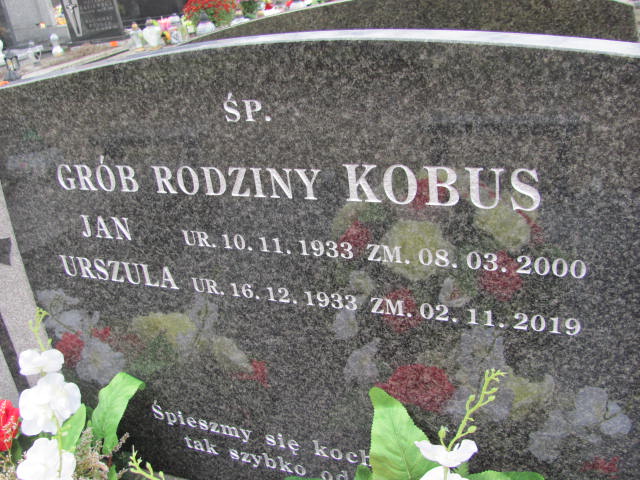 Urszula KOBUS 1933 Ełk - Grobonet - Wyszukiwarka osób pochowanych