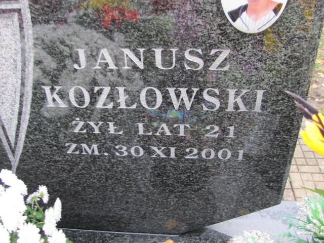 Janusz KOZŁOWSKI 1980 Ełk - Grobonet - Wyszukiwarka osób pochowanych