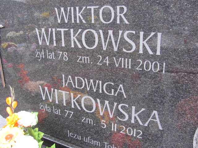 Jadwiga WITKOWSKA 1935 Ełk - Grobonet - Wyszukiwarka osób pochowanych