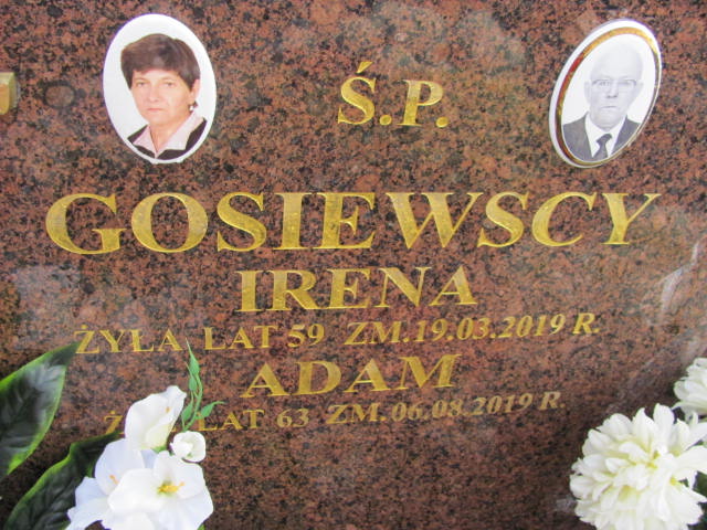 Adam GOSIEWSKI 1956 Ełk - Grobonet - Wyszukiwarka osób pochowanych