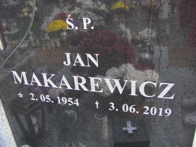 Jan MAKAREWICZ 1954 Ełk - Grobonet - Wyszukiwarka osób pochowanych