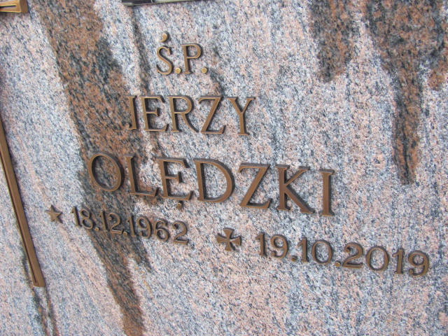 Jerzy OLĘDZKI 1962 Ełk - Grobonet - Wyszukiwarka osób pochowanych