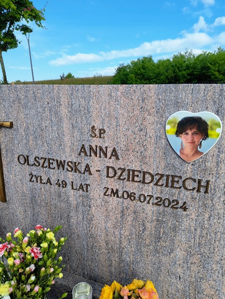 Anna Olszewska-Dziedziech 1975 Ełk - Grobonet - Wyszukiwarka osób pochowanych